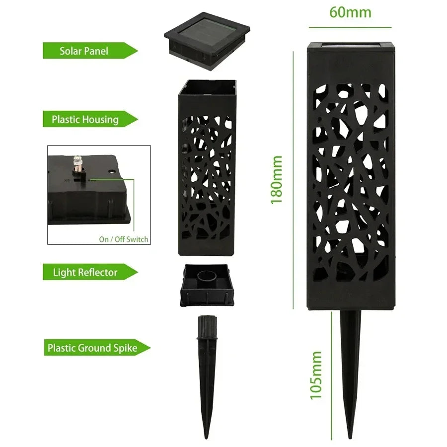 Solar Lawn Light Outdoor Solar Powered Buried Path Lights