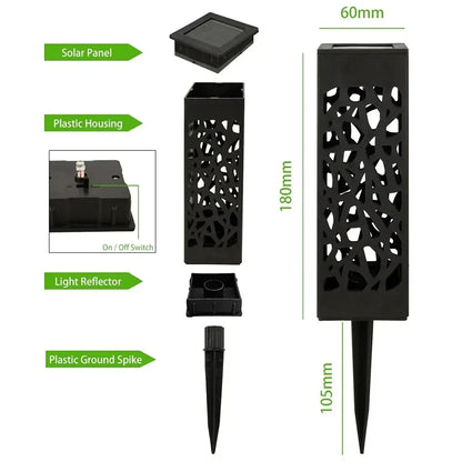 Solar Lawn Light Outdoor Solar Powered Buried Path Lights