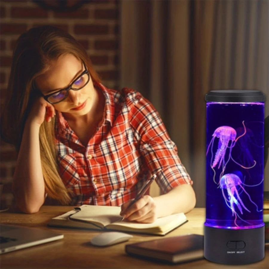 New Fantasy Desk Jellyfish Lamp 7 Color Changing  Lamp
