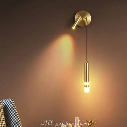 LED Wall Lamp Nordic Double Head Adjustable Wall Lights