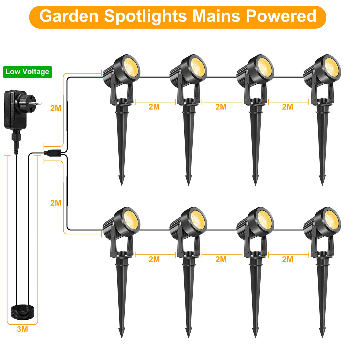 Lights Low Voltage Landscape Lighting 12V/27V Outdoor Lamp