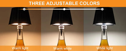 KFV Wireless Table Lamp Wine Bottles LED Bottle Light
