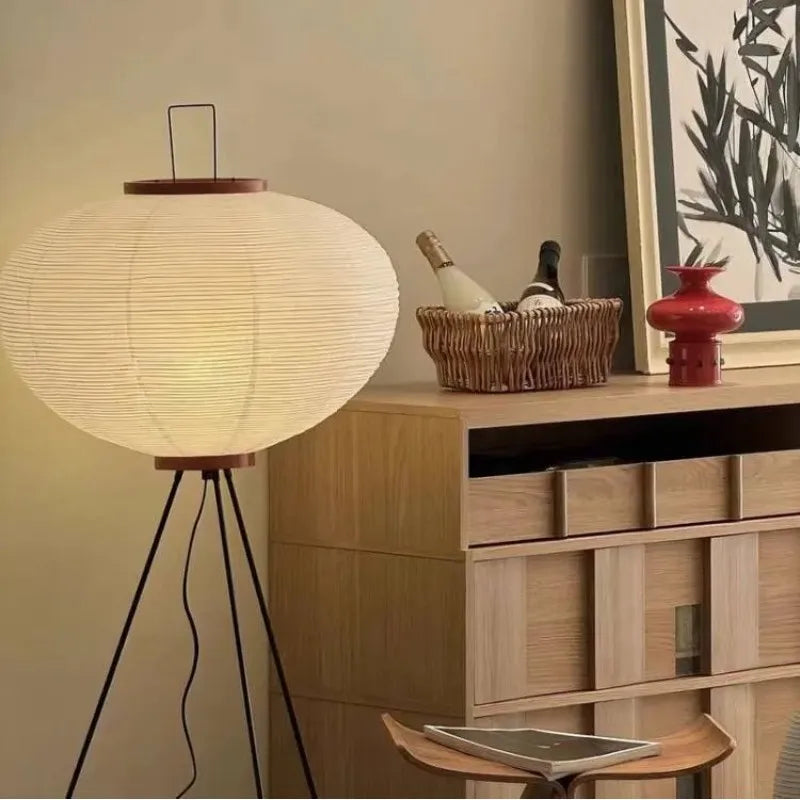 Japanese Noguchi Akari Rice Paper Floor Lamp