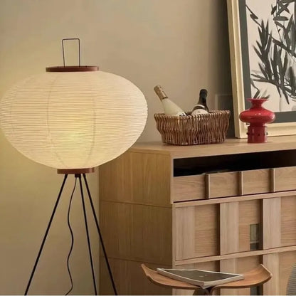 Japanese Noguchi Akari Rice Paper Floor Lamp