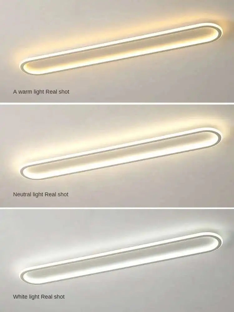 Long Strip LED Ceiling Lights Modern Simple Corridor Aisle