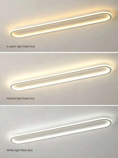 Long Strip LED Ceiling Lights Modern Simple Corridor Aisle