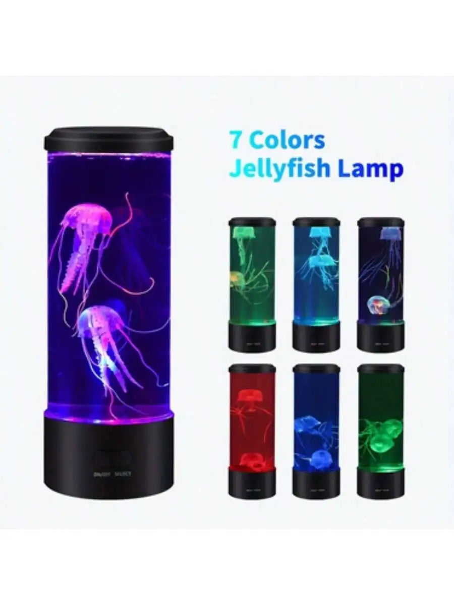 New Fantasy Desk Jellyfish Lamp 7 Color Changing  Lamp