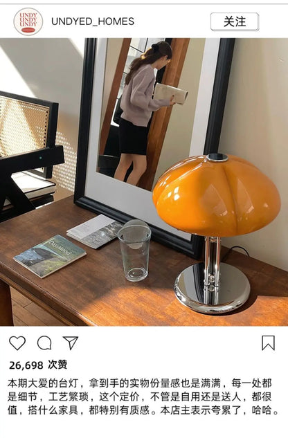 Korean Bauhaus Bedroom Mushroom Desk Lamp