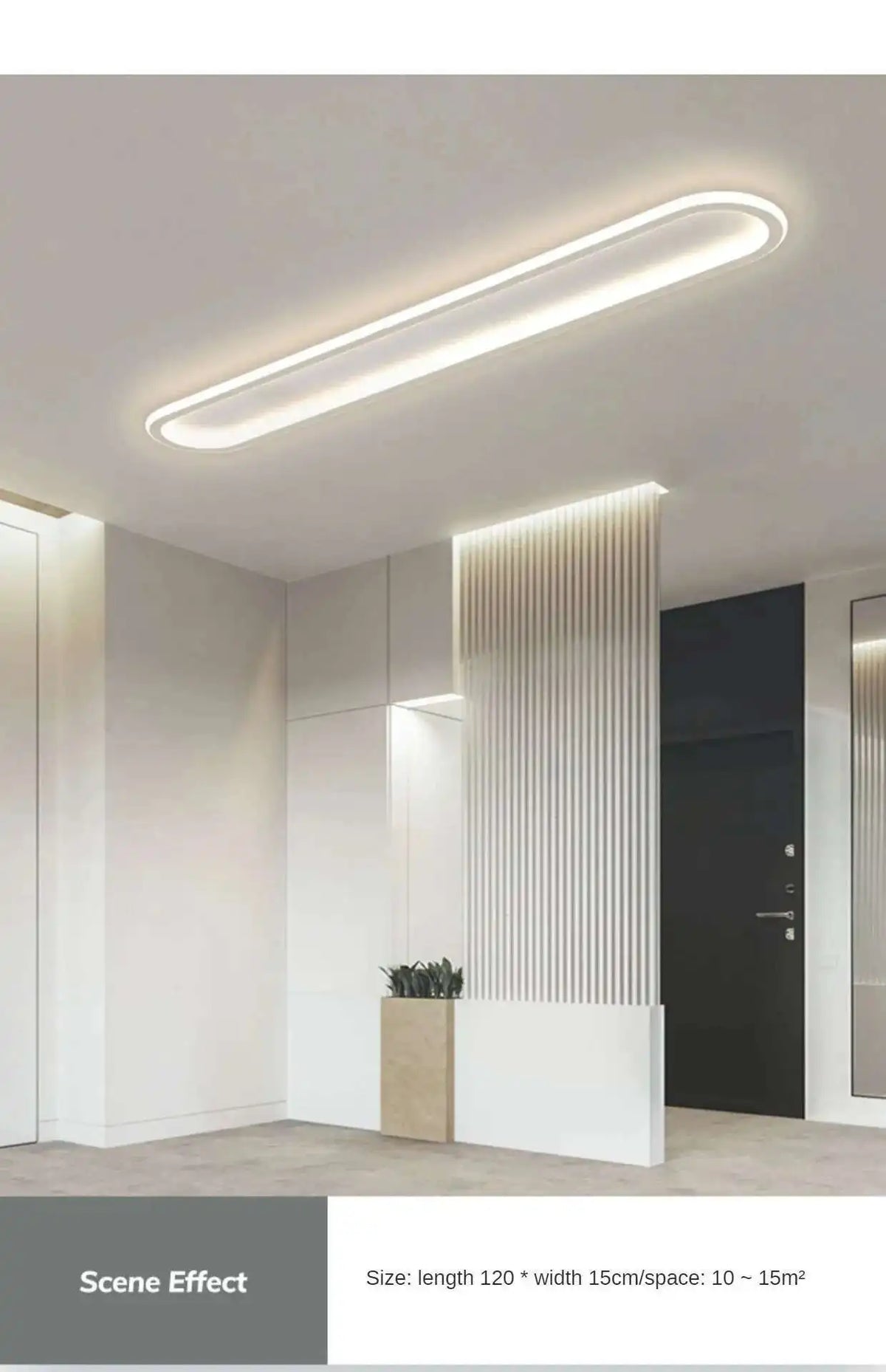 Long Strip LED Ceiling Lights Modern Simple Corridor Aisle