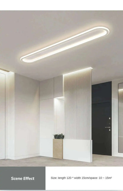 Long Strip LED Ceiling Lights Modern Simple Corridor Aisle