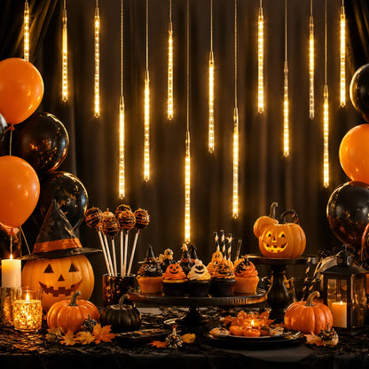 Meteor Shower Lights Falling Rain LED Tube String Lights