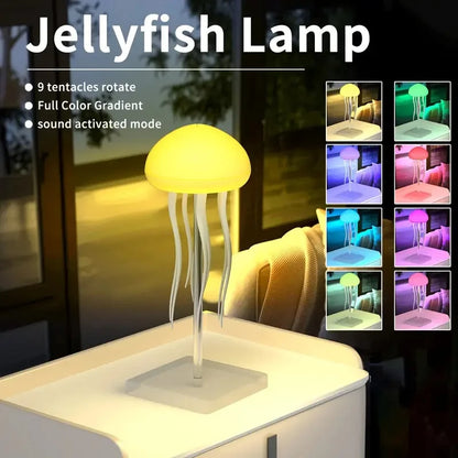 Upgraded Silent Jellyfish Lamp Jelly Fish Light