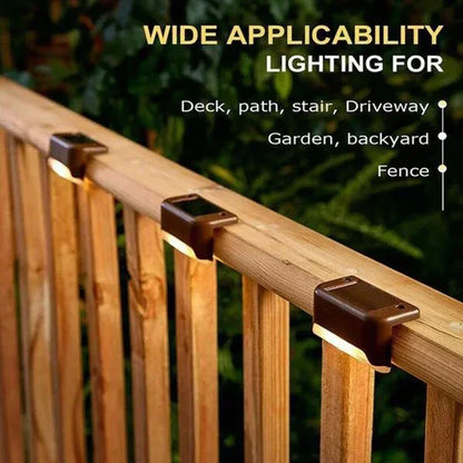 Solar Deck Lights Outdoor Step Lights Waterproof Led Solar