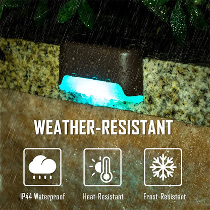 Solar Deck Lights LED Waterproof Outdoor Solar LED Step Lights