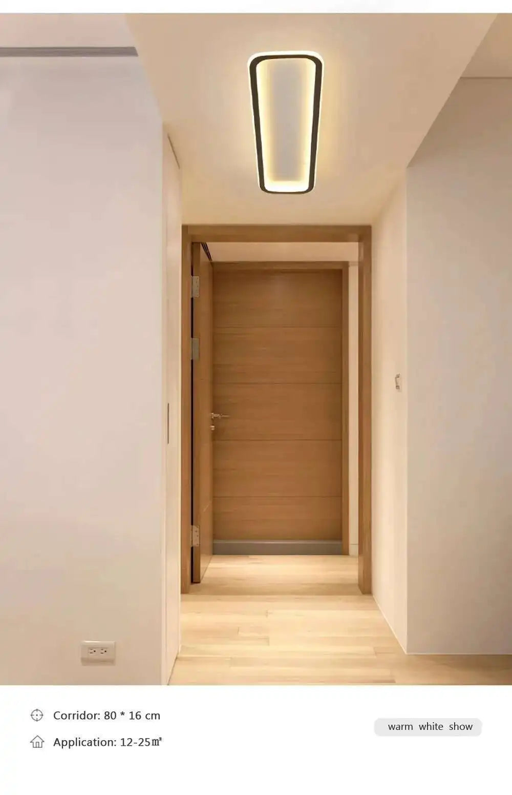 Long Strip LED Ceiling Lights Modern Simple Corridor Aisle