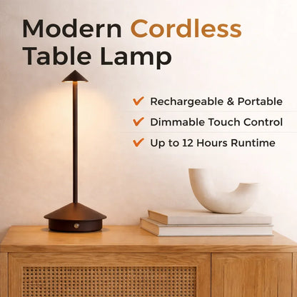 Rechargeable LED Table Light Wireless Desk Night Bedside Lamp