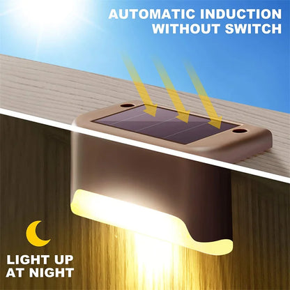 Solar Deck Lights LED Waterproof Outdoor Solar LED Step Lights