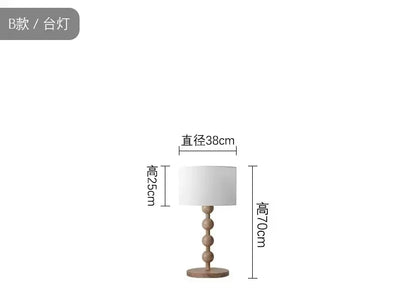 Vintage Floor Lamp Art Led Fabric Iron Vertical Light