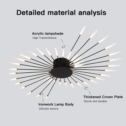 Living Room Light LED Ceiling Lamp Modern Indoor Lighting