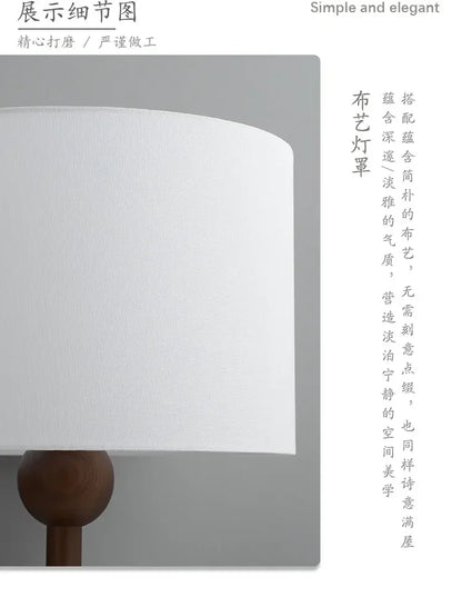 Vintage Floor Lamp Art Led Fabric Iron Vertical Light