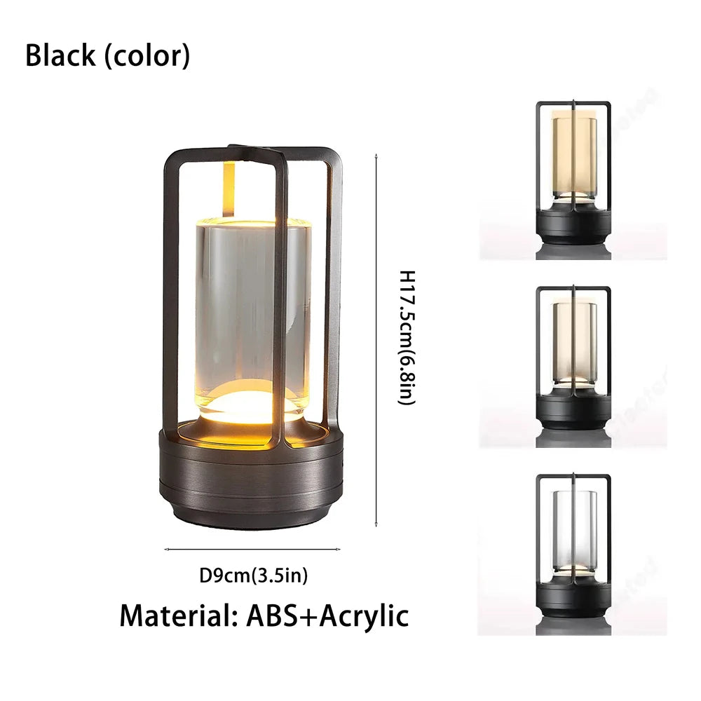 Nightlight Rechargeable Led Cordless Table Lamp
