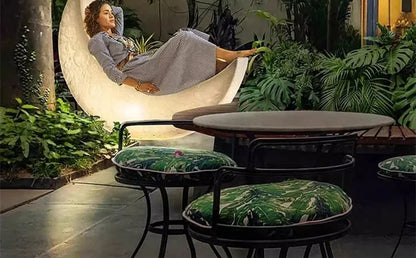 Moon Lamp Floor Lamp Lounge Chair Creative Romantic Design