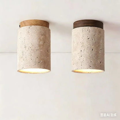 Japanese Style LED Ceiling Lamp Round Downlight Surface