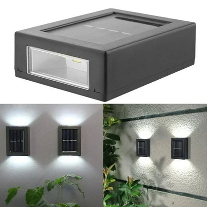 Solar Up and Down Spot Lights Outdoor, Street Wall Light Lamp
