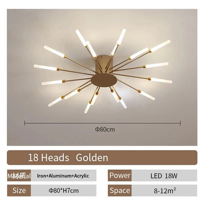 Living Room Light LED Ceiling Lamp Modern Indoor Lighting