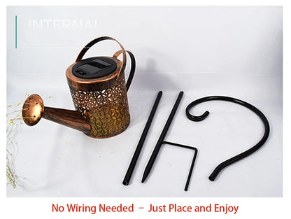 Solar Watering Can Light Outdoor Garden Decoration