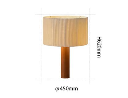 Nordic Vintage Table Lamp Solid Wood Reading Lamp