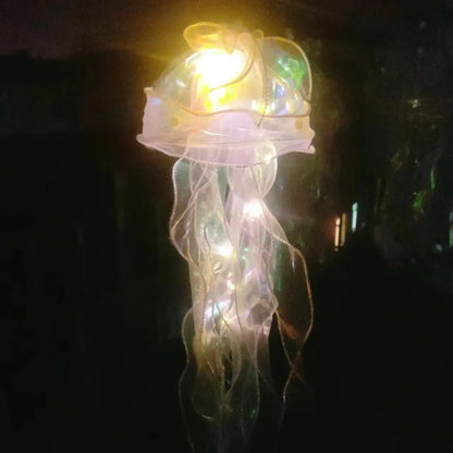 Ribbon&Bead LED Bulbs Ceiling Bedroom Decoration Lamp Mermaid