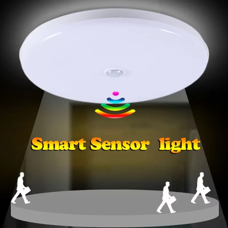Led Ceiling Light Smart Human Motion Sensor Lamp
