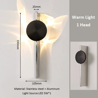 Artistic Corrugated Wall Lamp LED Living Room Wall Light