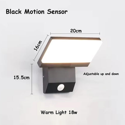 Outdoor Wall Light LED IP65 Waterproof Sensor Street Lamps