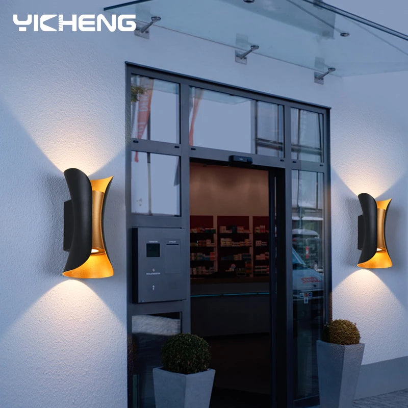 LED Wall Lamp 6W 10W Aluminum IP65 Waterproof Outdoor