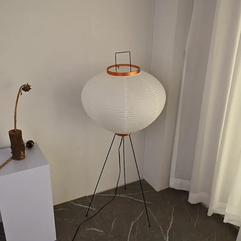 Japanese Noguchi Akari Rice Paper Floor Lamp