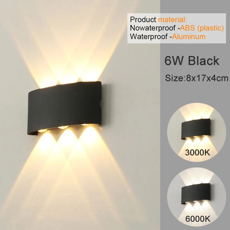 LED Wall Sconces Modern Indoor Outdoor Lamp