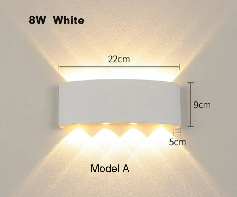 Tuya  Up and Down Wall Light Smart Life APP RGB Outdoor