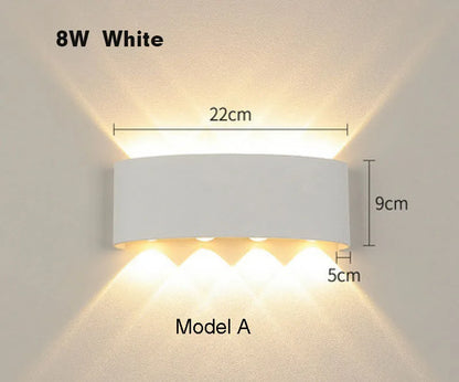 Tuya  Up and Down Wall Light Smart Life APP RGB Outdoor light
