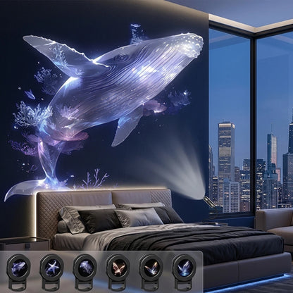 Ocean Animal Projector Light Whale Jellyfish Butterfly LED