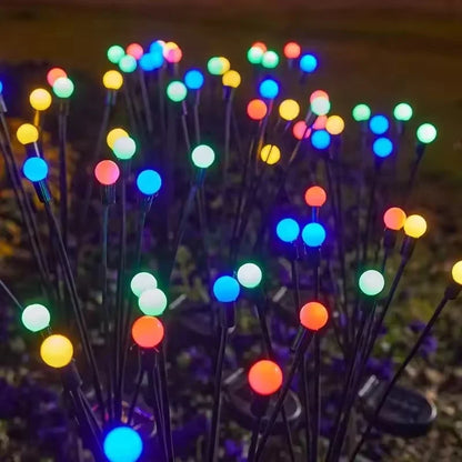 Outdoor RGB Color Lights LED Solar Garden Lamp Firefly Lights