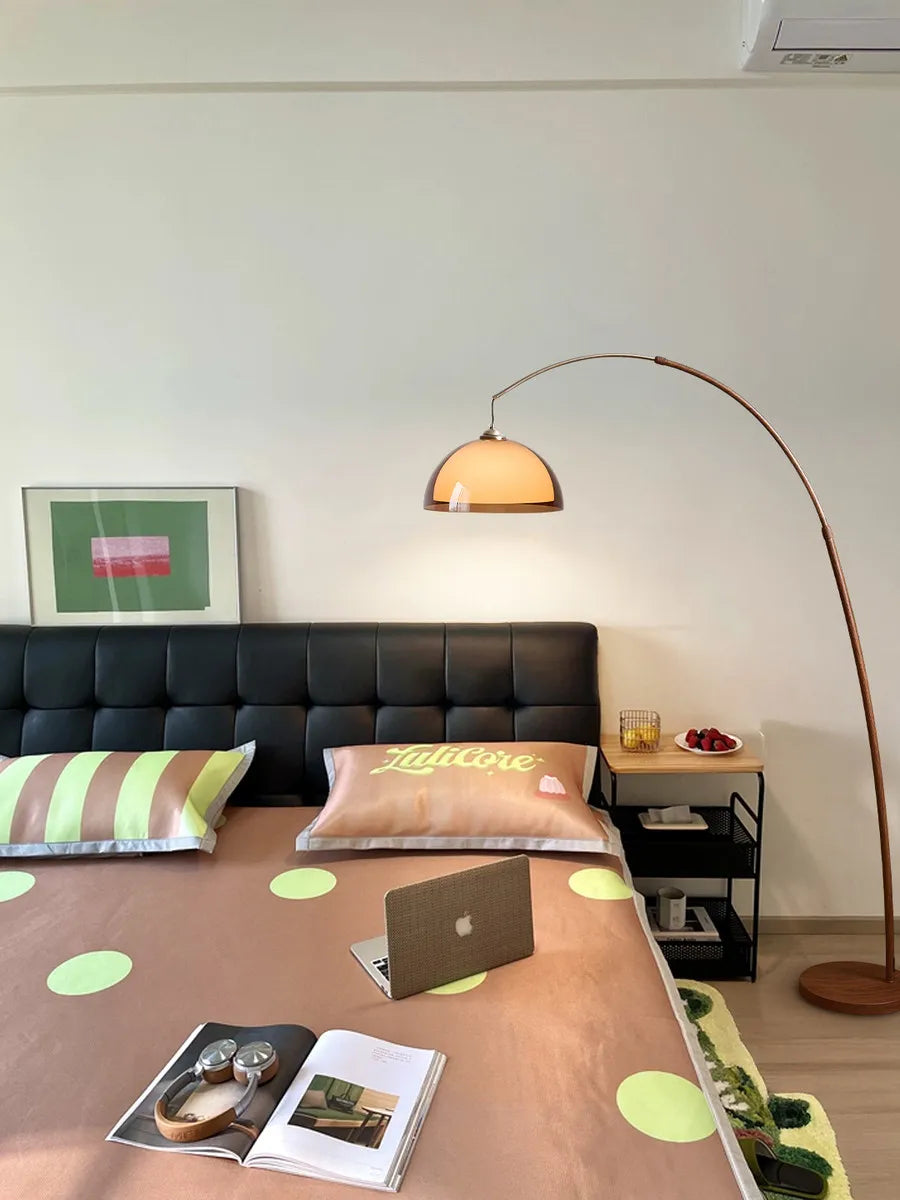 Acrylic Lampshade Floor Lamp Modern Minimalist Light