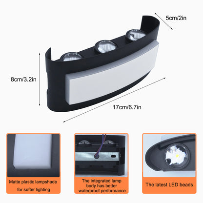 Outdoor Garden Lights, Bedroom and Hallway Indoor Wall Lamp