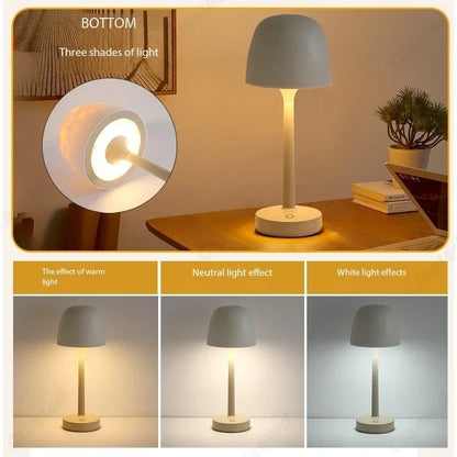LED High Footed Water Ripple Atmosphere Desk Lamp