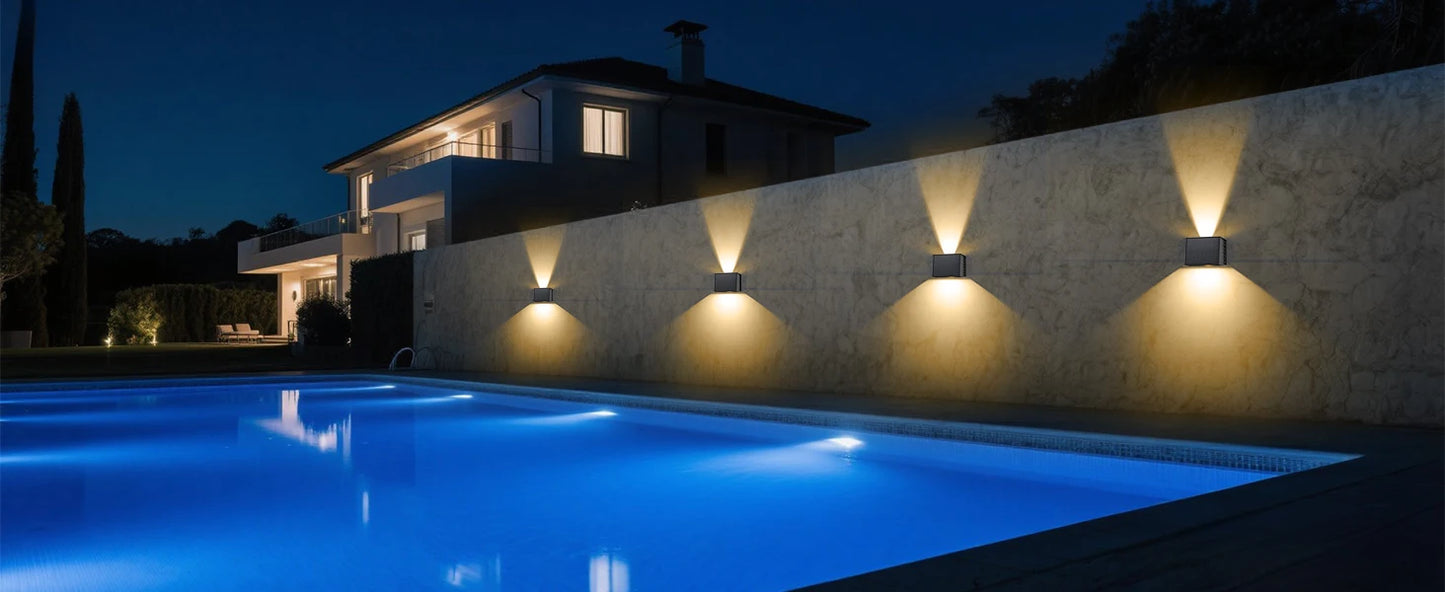 Outdoor Solar Lamp Solar Wall Light Fence Wall