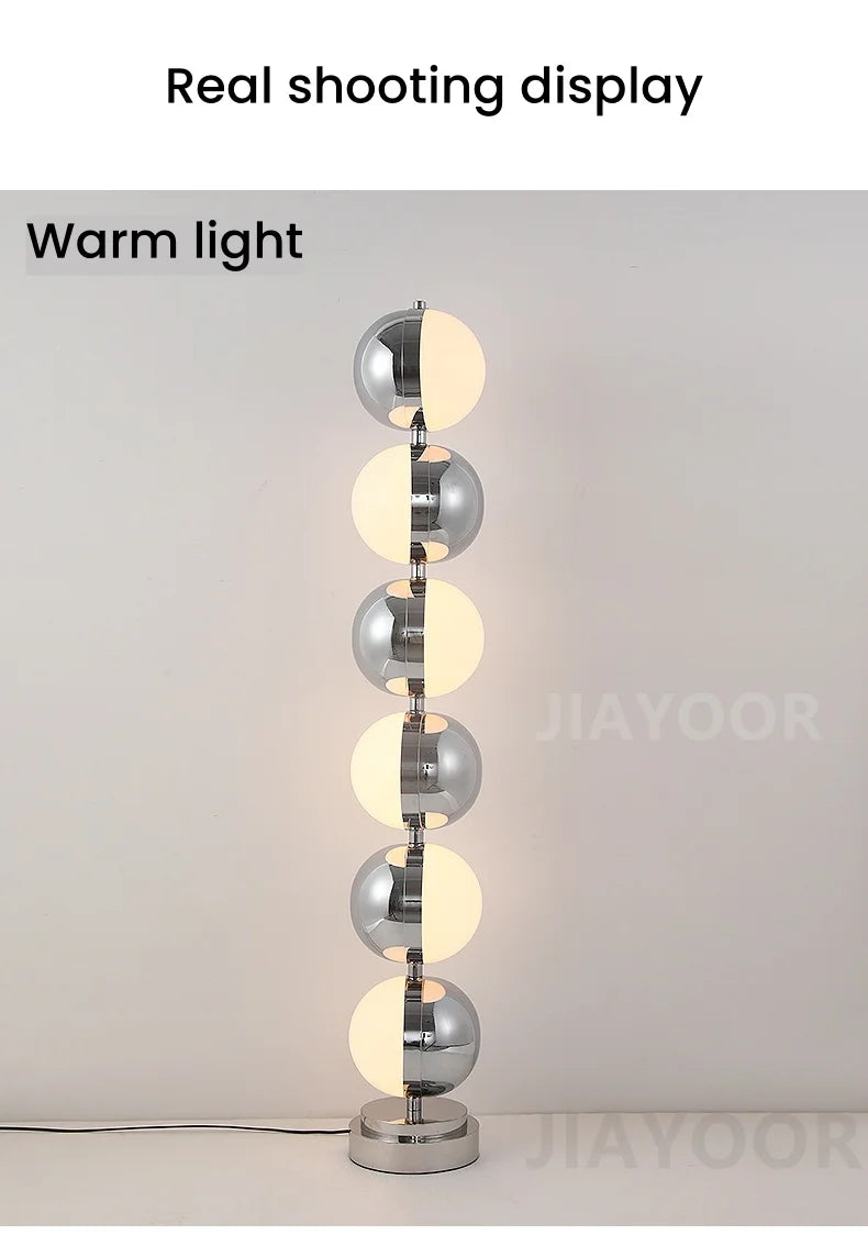 Modern Living Room Decoration Floor Lamp Stainless Steel