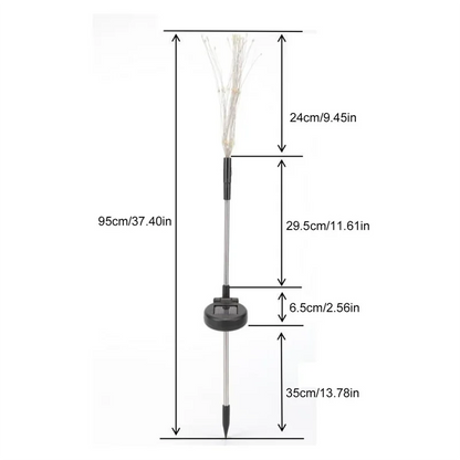 Solar Firework Light Waterproof Outdoor 8 Lighting