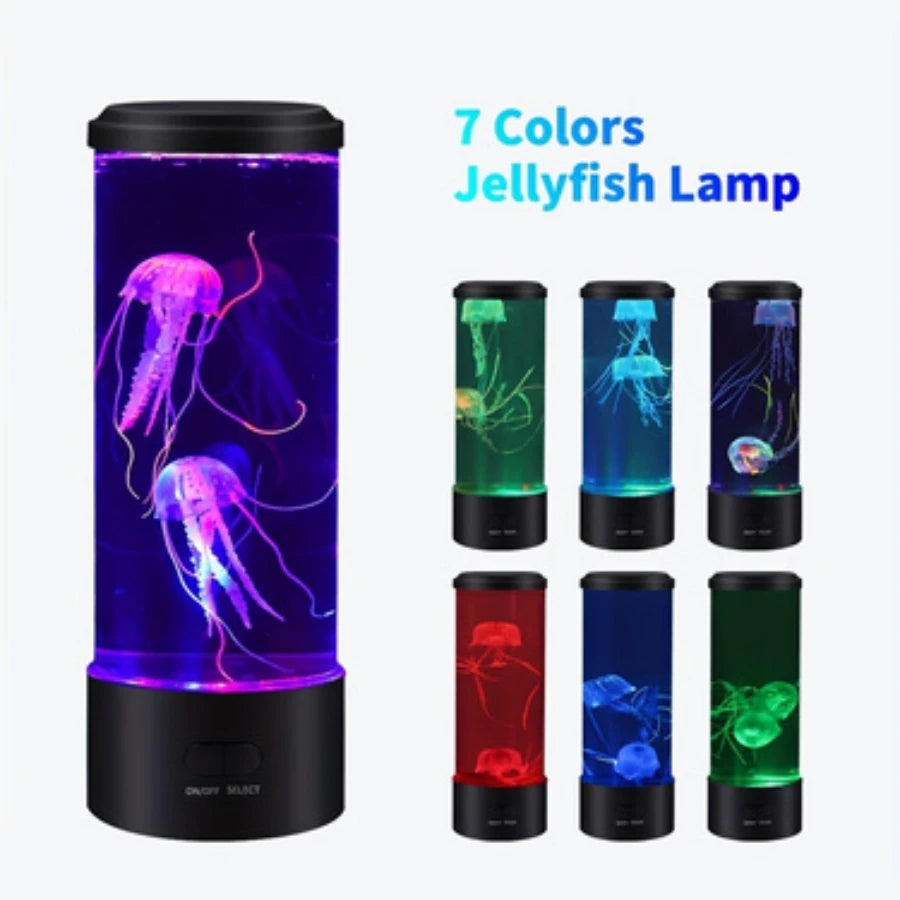New Fantasy Desk Jellyfish Lamp 7 Color Changing  Lamp