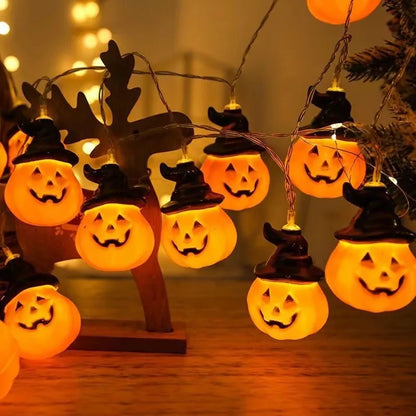 Halloween Decorations Lights Pumpkin String Lights Pumpkin Lantern